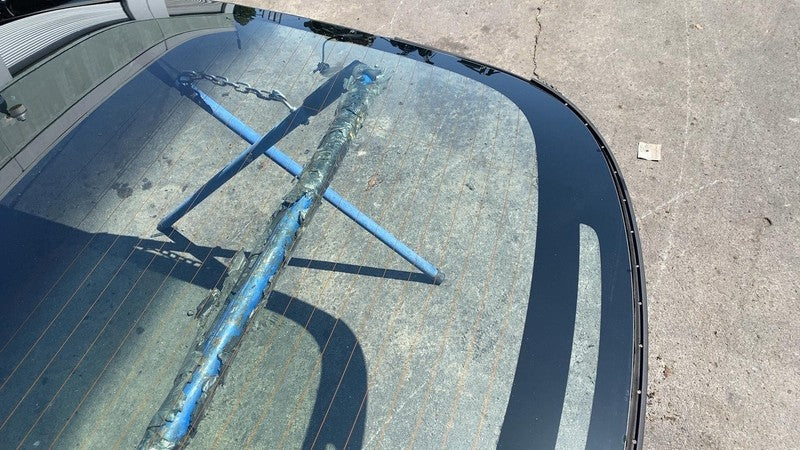 ⭕ 21-23 Model 3 M3 Rear Trunk Panoramic Backlite Glass Back Section 14