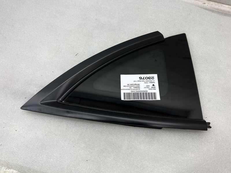 1495740 00 E 2020-2023 Tesla Model Y Rear Driver Side Quarter QTR Window Glass Left LH Assy