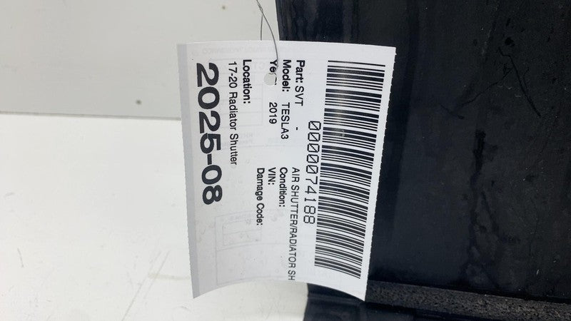 ⭕ 2017-2020 Tesla Model 3 Front Active Grille Shutter Louvre Assy 1076