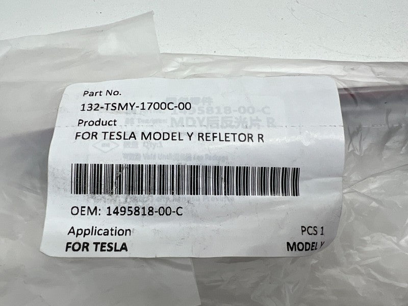 149581800C ⭕ 20-24 Model Y Rear Right Bumper Tail Light Reflector Reflex Lamp 1495818-00-C
