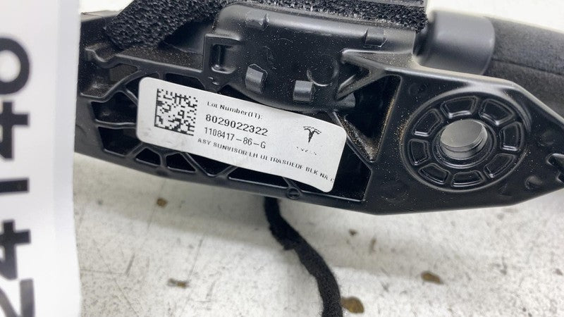110841786G ⭕ 2016-2023 Tesla Model X PAIR Front Left & Right Sun Visor Black Sunvisor Assy