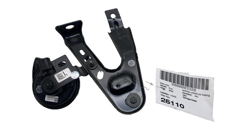 PT00656647C ⭕ 2025 Rivian R1S Front Left Low Note Tone Signal Horn w/ Bracket PT00656647-C