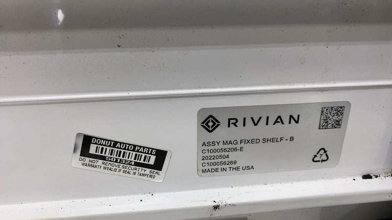 ⭕ 2022 Rivian EDV700 Amazon Van Rear Cargo Fixed Mag Shelf-B Assy C100