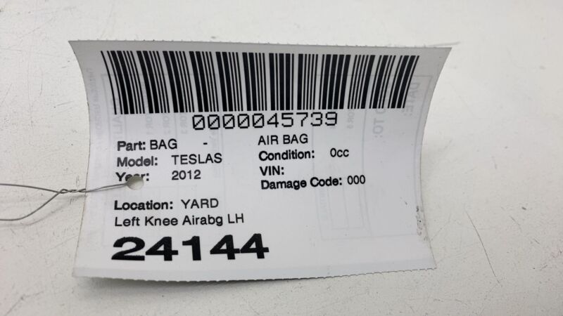 100525900E 2012-2015 Tesla Model S MS Front Driver Side Knee Safety Airbag Module Left Assy