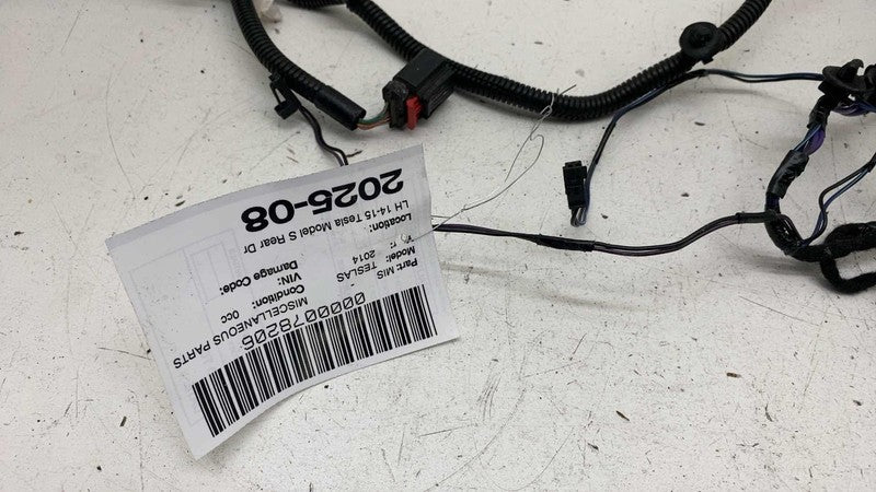 ⭕ 14-15 Tesla Model S Rear Left Door Wiring Harness Cable Wire Loom 10