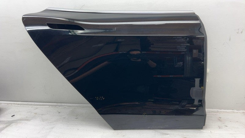 2012-2015 Tesla Model S Rear Passenger Side Door Shell Panel Right Black - PBSB