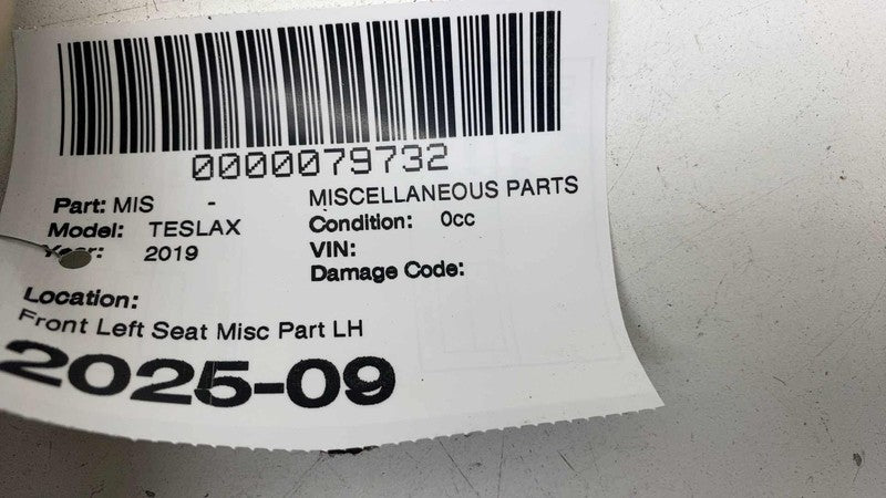 ⭕ 2016-2020 Tesla Model X MX Front 1st Row Driver Left Side Headrest A