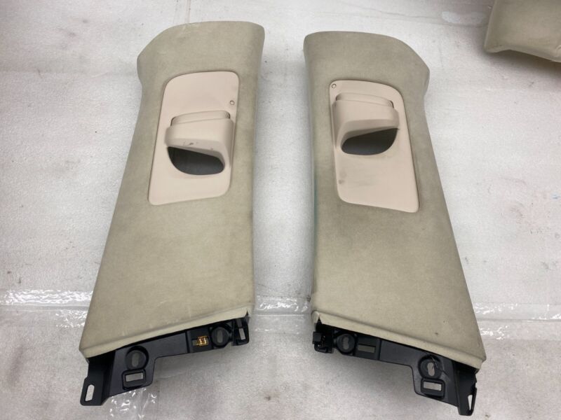 105392107J 2016-2020 Tesla Model X SET of Ceiling Headliner Door Trim + B + C-Pillar Panel