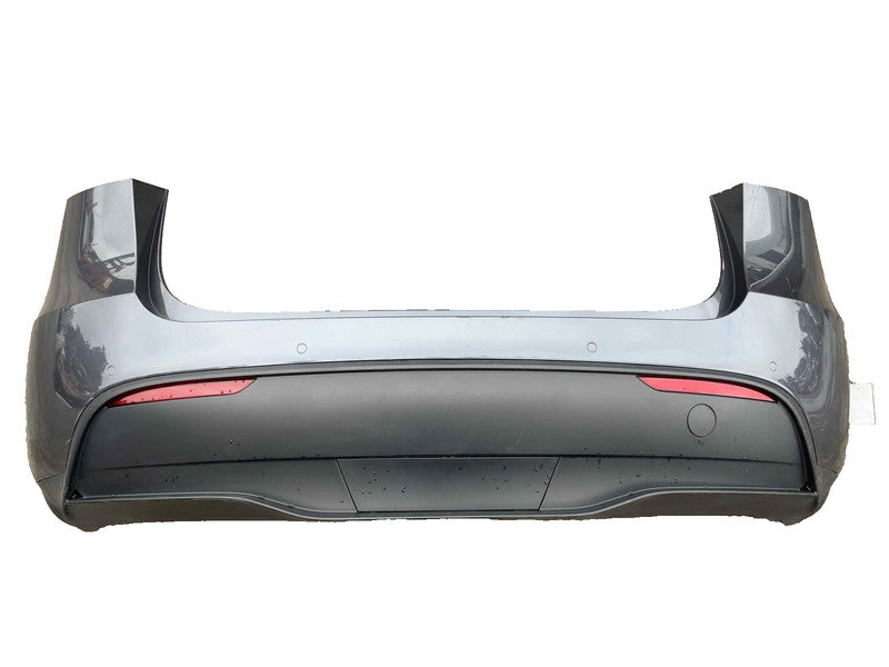 ⭕ 2020-2022 Tesla Model Y Rear Bumper Cover w/ Lower Valance Diffuser Gray -PMNG