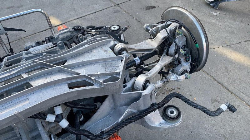 ⭕ 21-23 Model S Rear Drive Unit Motor + Subframe & Suspension Plaid 17