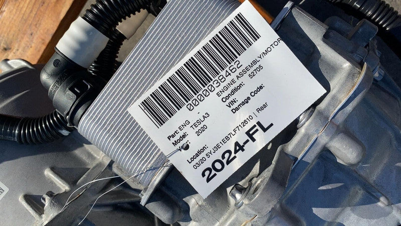 1120990 00 G ⭕ 2017-2020 Tesla Model 3 Rear Drive Unit Engine Electric Motor Low Current AWD