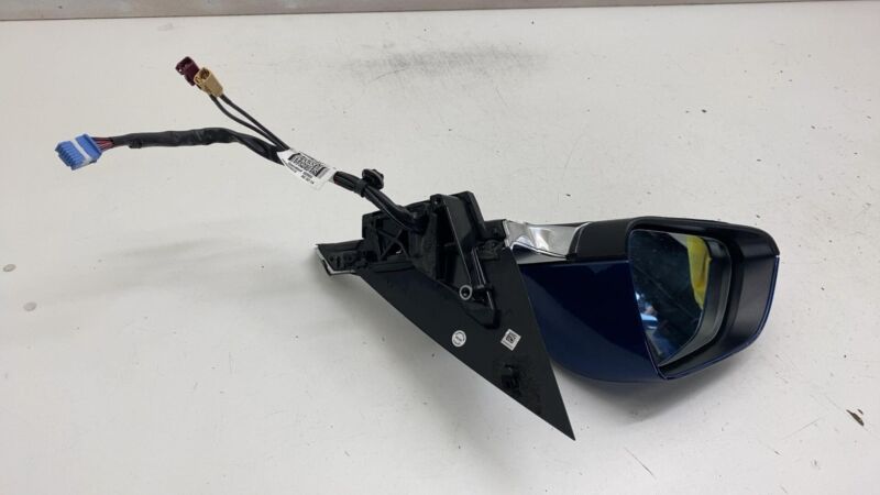 ⭕ 2017-2020 Tesla Model 3 Front Left Exterior Rear View Door Mirror LH Blue PPSB