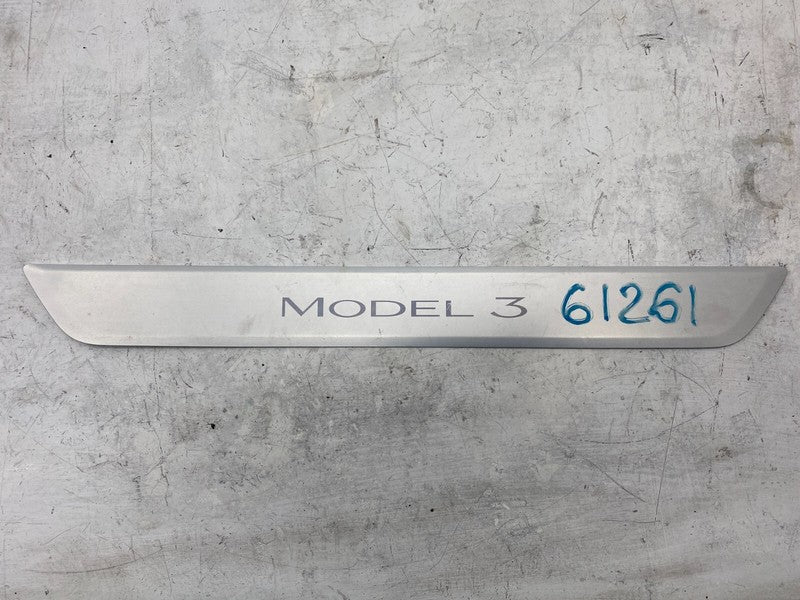 1090844 00 C ⭕ 2017-2023 Tesla Model 3 Front Left or Right Door Sill Scuff Plate 1090844-00-C