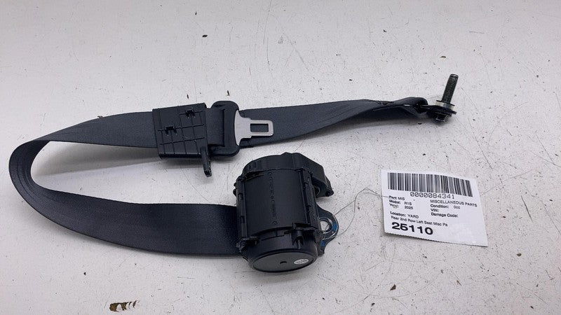 PT00003684D ⭕ 2025 Rivian R1S Rear Left Side 2rd Row Seat Belt Retractor Black PT00003684-D