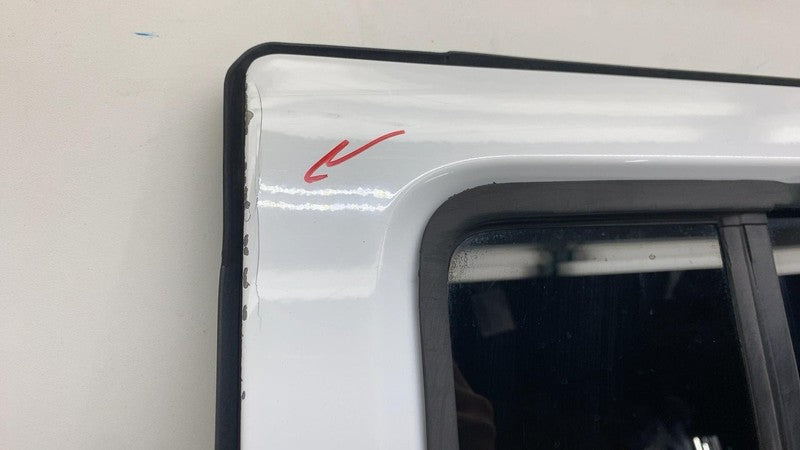 ⭕ 12-18 Jeep Wrangler Rear Passenger Door Panel + Window Glass Right White - PW7