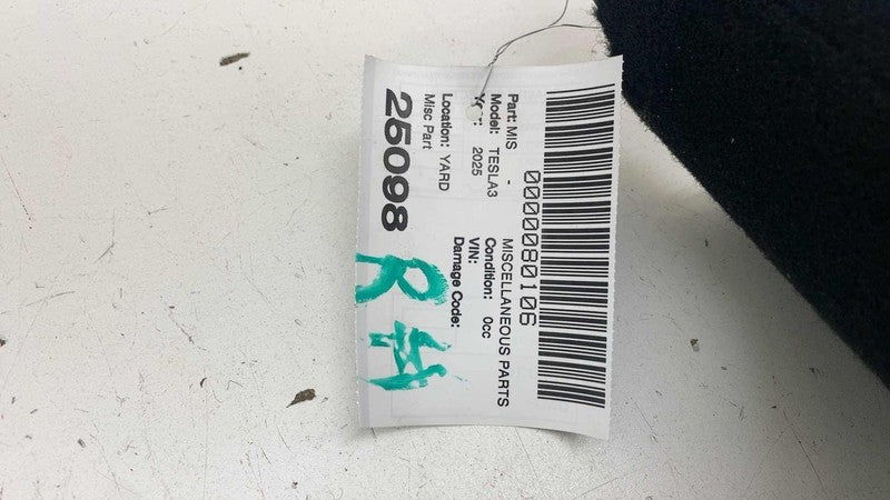 ⭕ 2024-2025 Tesla Model 3 Passenger Side A-Pillar Lower Trim Right 173