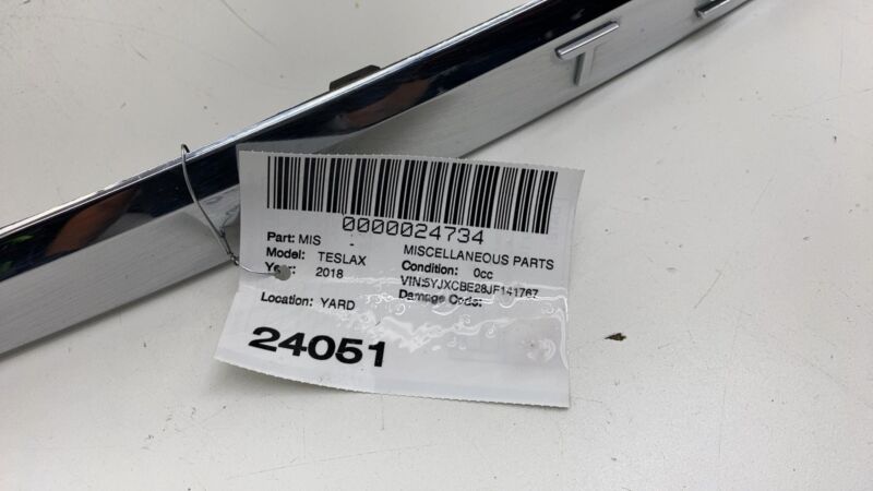 1035369 00 D ⭕16-20 Model X Rear Trunk Lid Liftgate Applique Chrome Trim Molding 1035369-00-D