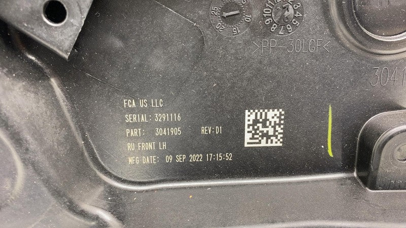 3040314F ⭕ 17-24 Chrysler Pacifica Front Left Door Window Regulator with Carrier 3040314F