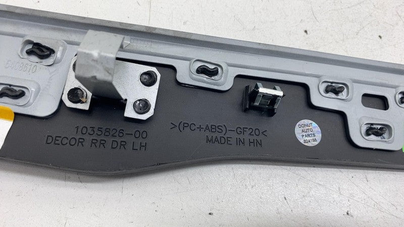 ⭕ 2016-2020 Tesla Model X Rear Left Door Decor Trim Ash Burl Graph 103