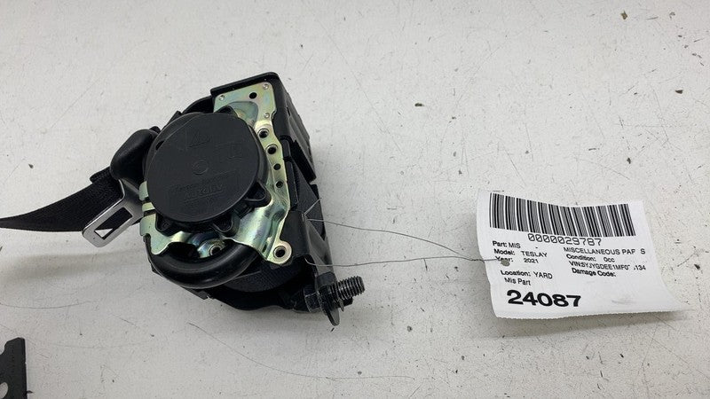 ⭕ 20-23 Model Y MY Rear Left or Right 2nd Row Seat Belt & Retractor 14