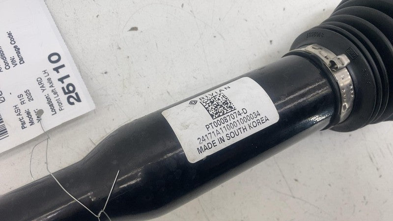 PT0087074D ⭕ 2025 Rivian R1S Front Driver Side Left CV Axle Half Shaft PT0087074-D