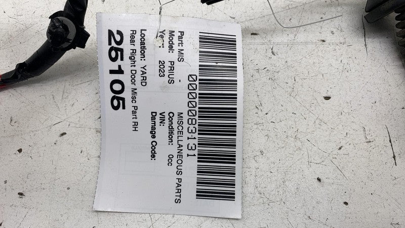 8215347420 ⭕ 2023-2025 Toyota Prius Rear Right Door Wiring Harness Cable Wire 82153-47420