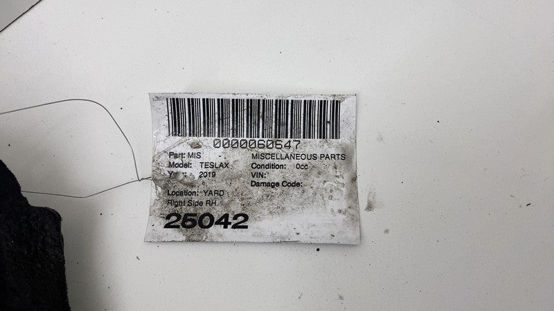 ⭕ 16-20 Tesla Model X Rear Right Inner Fender Wheel Liner Splash Guard