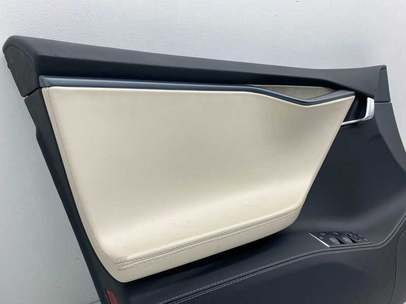 6006071 52 N ⭕12-20 Tesla Model S Front Left Interior Door Panel Trim Card Cover 6006071-52-N