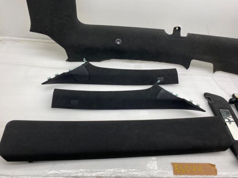 1007440 02 K 2016-2020 Tesla Model S SET of Ceiling Headliner Sunvisor Upper A + B + C-Pillar