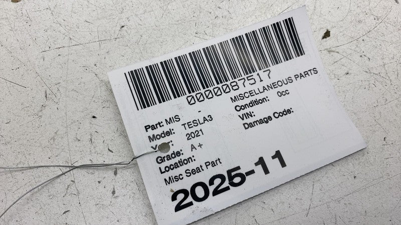 ⭕ 2017-2025 Tesla Model 3 Front 1st Row Seat Track Adjuster Motor 1119