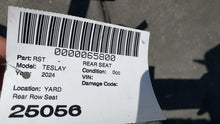 ⭕ 2020 2021 2022 2023 2024 Tesla Model Y Rear 2nd Row Seat White Assy (5-Seater)