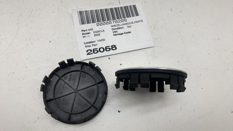 ⭕ 2022 Mercedes-Benz EQS Set of 2 Center Cap Wheel Logo Blue A17140001