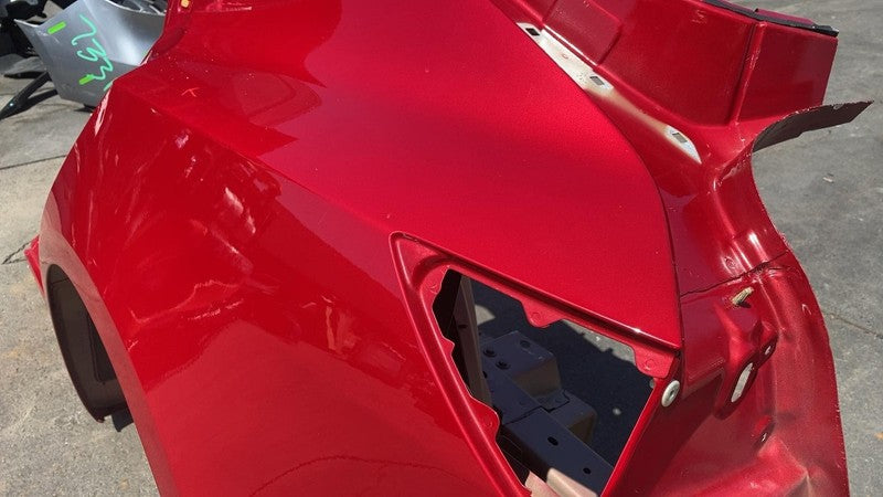 ⭕ 2017-2020 Tesla Model 3 Rear Left Quarter Panel Structural Frame Cut Red PPMR