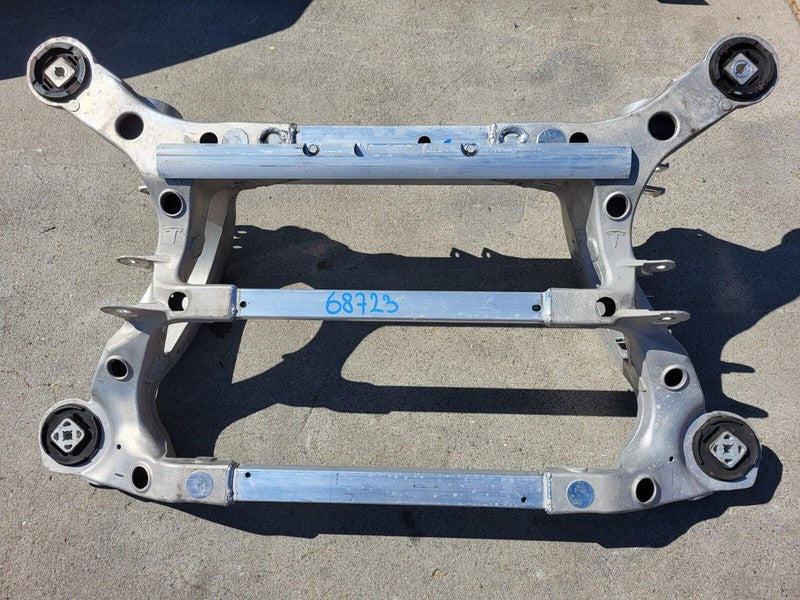 100982600A ⭕ 12-20 Tesla Model S X Rear Chassis Subframe Cradle Crossmember 1009826-00-A
