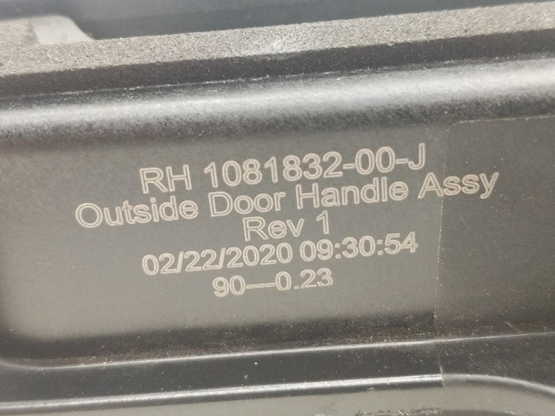 ⭕ 17-20 Model 3 Front=Rear Outside Door Handle Right Exterior Outer 10