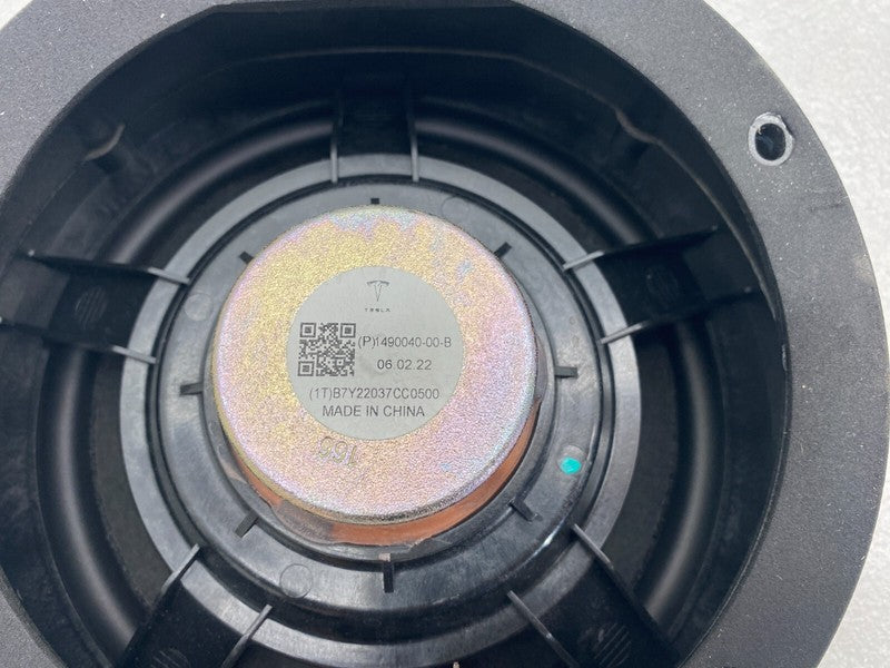 149004000B ⭕ 21-23 Model S Rear Left Side Door Audio Speaker Woofer w/ Bracket 1490040-00-B
