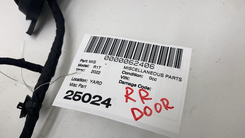 C200000565-K ⭕2022-2024 Rivian R1T Rear Passenger Side Door Wiring Harness Right C200000565-K