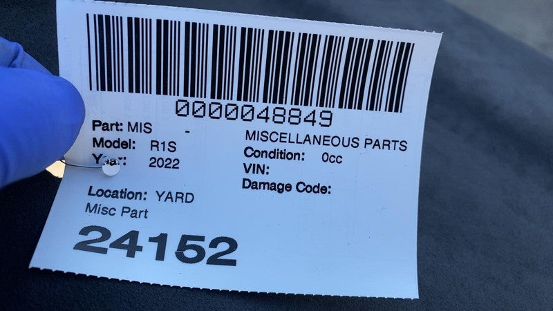 2022-2024 Rivian R1S Roof Headliner Microfiber Suede w/ Panoramic Sunr