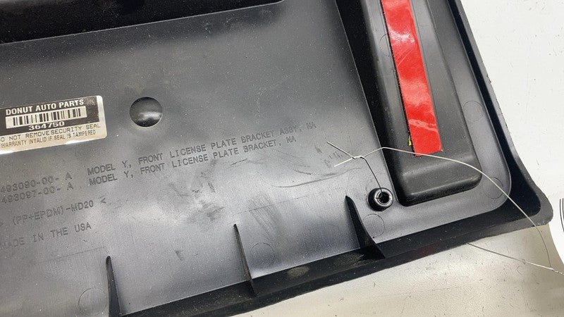 ⭕ 20-23 Tesla Model Y MY Front License Plate Molding Bracket Holder 14