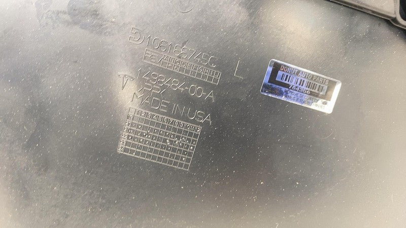 1497296-91-B ⭕ 20-24 Model Y MY Rear Driver Side Door Panel Trim Card Black Left 1497296-91-B