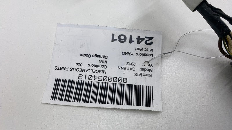 7P5971095E 2011-2014 Porsche Cayenne Front Lower Bumper Park Assist Wire Wiring Harness OEM