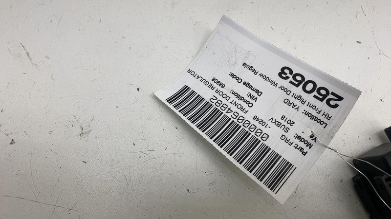 ⭕ 2018-2023 Subaru XV Crosstrek Front Passenger Side Door Window Regul