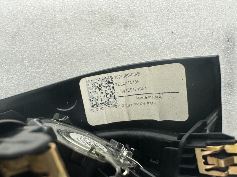 109568600E ⭕ 2017-2023 Tesla Model 3 Front Right Audio Tweeter & Speaker Cover 1095686-00-E