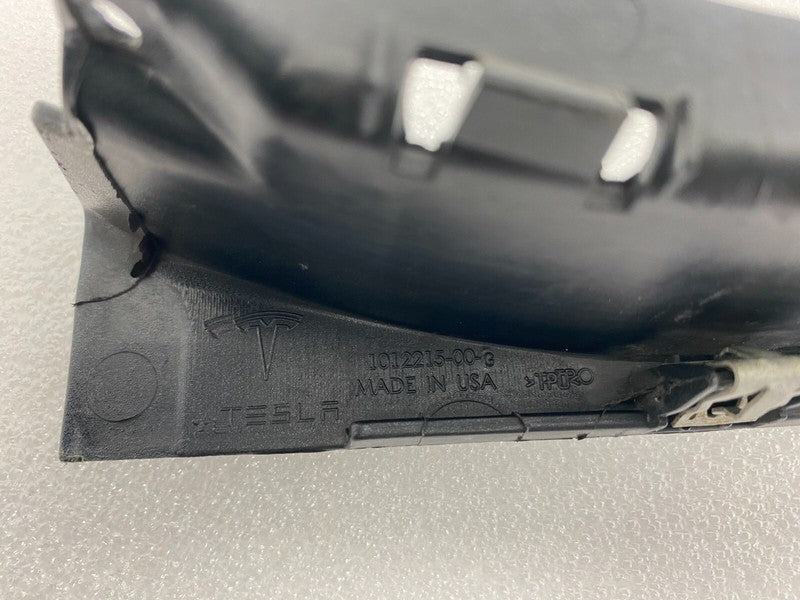 101221500G ⭕ 12-25 Model S Driver Side Rocker Panel Scuff Plate Molding Left 1012215-00-G