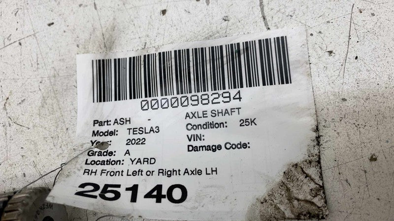 ⭕ 17-25 Model 3 Front Left/Right CV Axle Shaft Halfshaft 25MMx540MM 15