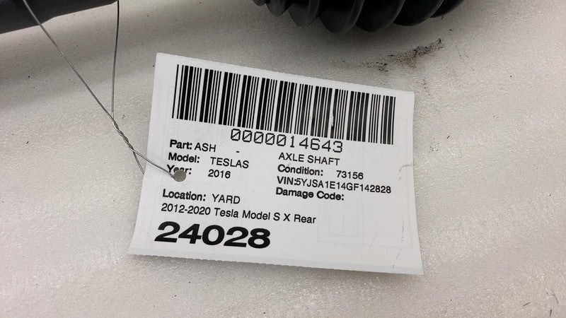 ⭕ 12-20 Model S X Rear Left or Right CV Axle Shaft Halfshaft 36MM 1007