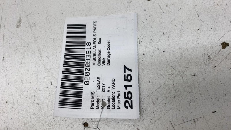 ⭕ 2012-2020 Tesla Model S Rear Trunk Latch Sill Scuff Plate Trim Cover