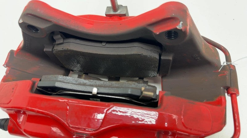 ⭕ 12-20 Tesla Model S Rear Passenger Side Caliper Red w/ Brake Hose Li