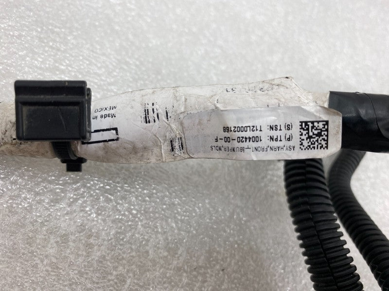 100442000F ⭕ 12-15 Tesla Model S Front Bumper Wiring Harness Cable Wire Loom 1004420-00-F