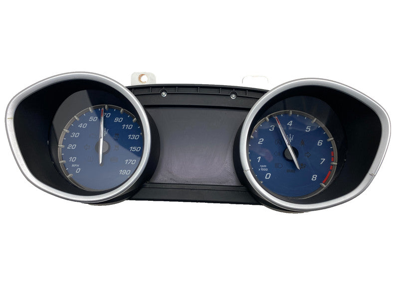 ⭕ 14-17 Maserati Ghibli Speedometer Instrument Cluster Analog Display 670030640